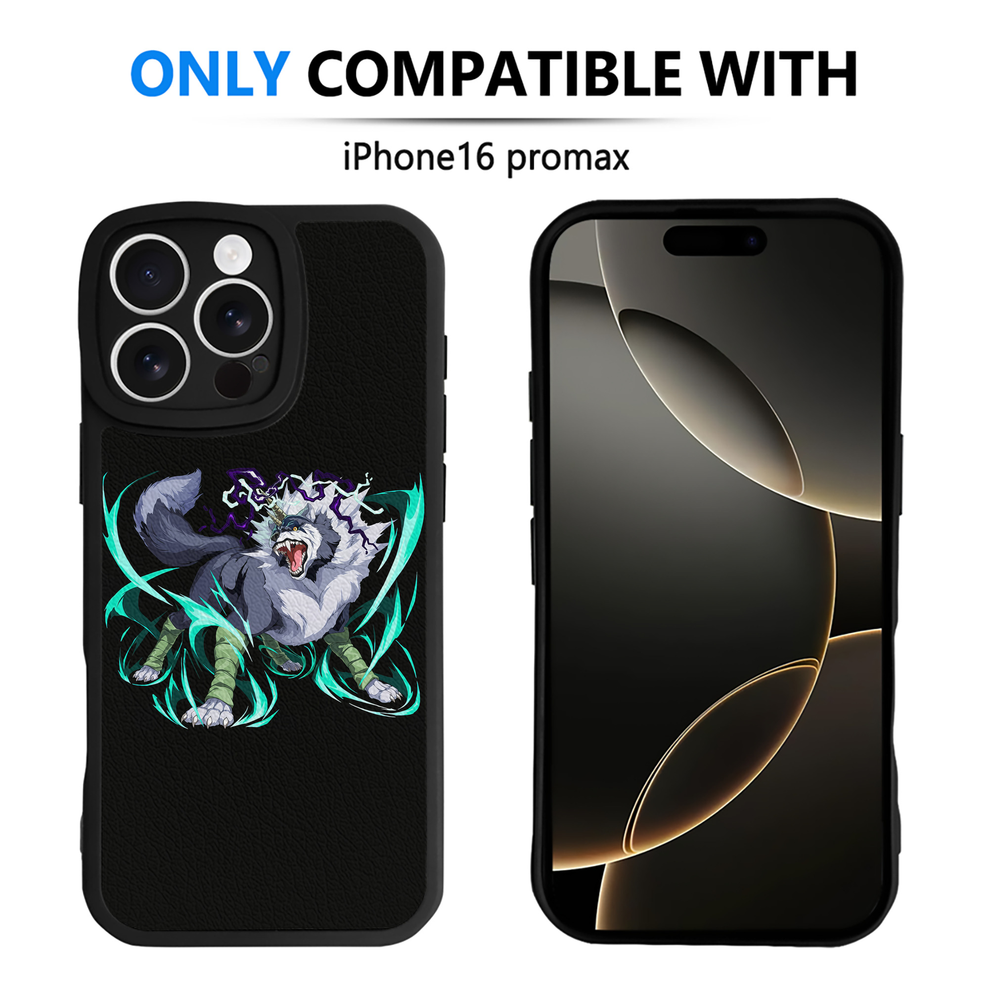（画像用） 転スラ Regarding Reincarnated to Slime 【iPhone 16シリーズ対応】シリコンスマホケース（レザー調） 材質：シリコン